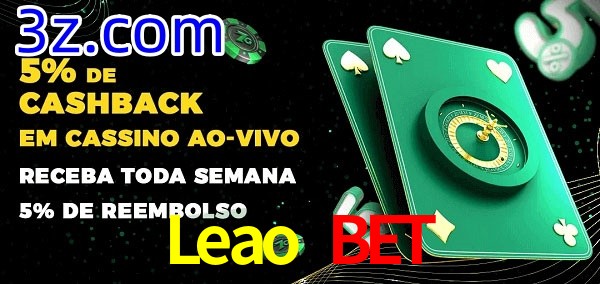 Promoções do cassino ao Vivo Leao Bet